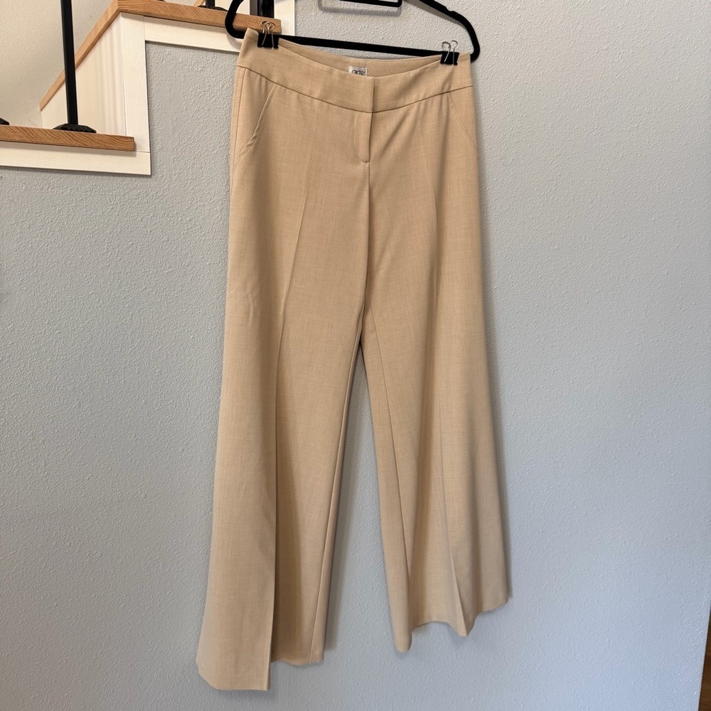 Vintage Cache Tan Wide Leg Women's Pants NWT - Picture 3 of 12